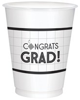 Congrats Grad 16oz Plastic Cups