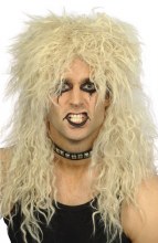 Hard Rocker Mullet Wig Blonde