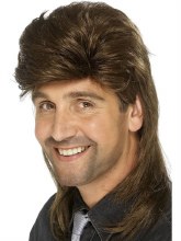 Mullet Wig Brown