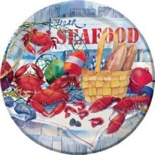 Seafood Celebration ~ Lunch Plates; 8 Pack