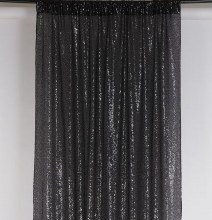 Backdrop Curtain Sequin Black