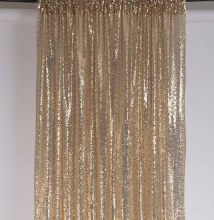 Backdrop Curtain Sequin Champagne