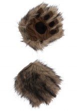 Paws Fingerless Drk Brown