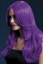 Khloe Wig Neon Purple Long Wavy