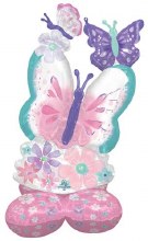 Insect • Butterfly, Airloonz • Mega Jumbo 43in. Freestanding Mylar Air-Fill Balloon