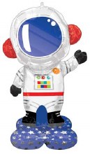 Outer Space, Astronaut Airloonz • 57in. Mylar Air-Filled Balloon