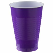 New Purple 12oz Plastic Cups