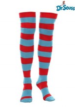 Thing 1/2 Striped Socks