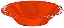 Orange Peel 12oz Plastic Bowls 20ct