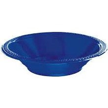 Bright Royal Blue 12oz Plastic Bowls 20ct