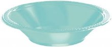 Robins Egg Blue 12oz Plastic Bowls 20ct