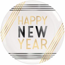 Happy NewYear Plastic Plates
