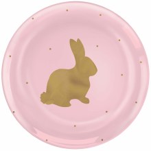 Bunny Plates Pl 20pk