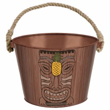 Ice Bucket Metal Tiki