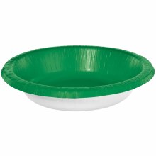 Festive Green 20 oz Paper Bowl