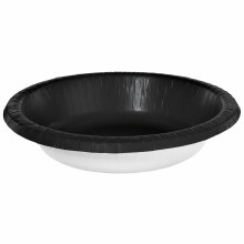 Jet Black 12oz Plastic Bowls 20ct