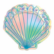 Shell-Shaped Iridescent Plt