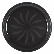16" Round Black Platter