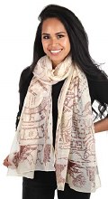 Marauders Map Harry Potter Scarf