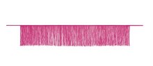 Fabric Fringe Banner Pink 5ft