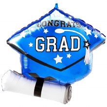 MYLR OS Grad Diploma Blue 25"