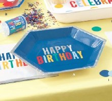 Hexagon HB 9" Plates