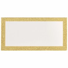 Place Cards Gold Glitter