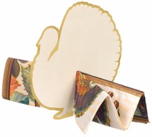 Place Card Nap Holder Turkey