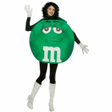 M&M Green Poncho Adult