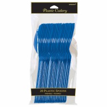 Bright Royal Blue Spoons
