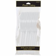 Clear Plastic Spoons 20ct