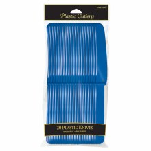 Bright Royal Blue Knives 20ct