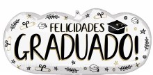 Spanish, Happy Graduation Shape • Jumbo 30" Mylar Helium Balloon