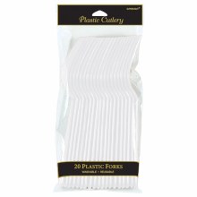 Frosty White Forks 20ct