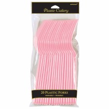 New Pink Forks 20ct