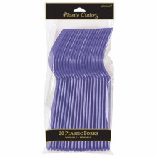 New Purple Forks 20ct