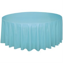 Terrific Teal Round Tablecover