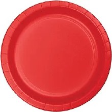 Classic Red 9" Paper Plates