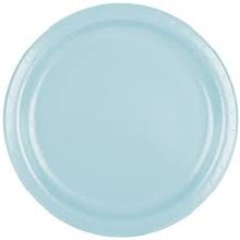 Blue Pastel 9in Paper Plates 24ct