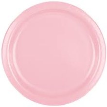 Classic Pink 9in Paper Plates 24ct