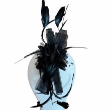 Hat Fascinator Black Headband