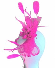 Fascinator Hot Pink Headband