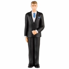 Groom Cake Topper White