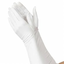 Opera Gloves White Satin