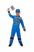 Race Car Driver Blue Ch L