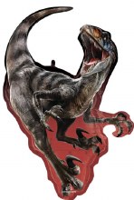 Dinosaur, Jurassic World Velociraptor Shape • Jumbo 33" Mylar Helium Balloon