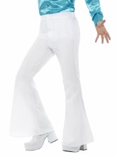 Trousers Flared Wht L