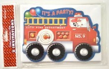 Fire Engine Fun Invite