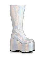 Boot Platform Silver Holo 10