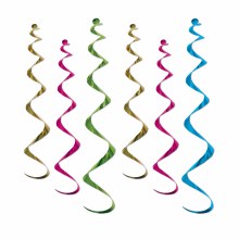 Whirls Metallic Brights 6ct